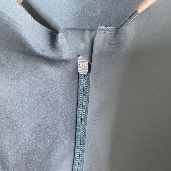 Lululemon Enlite Sports Bra Womens Size 38D Zip Front Blue High Support Running - Picture 2 of 12